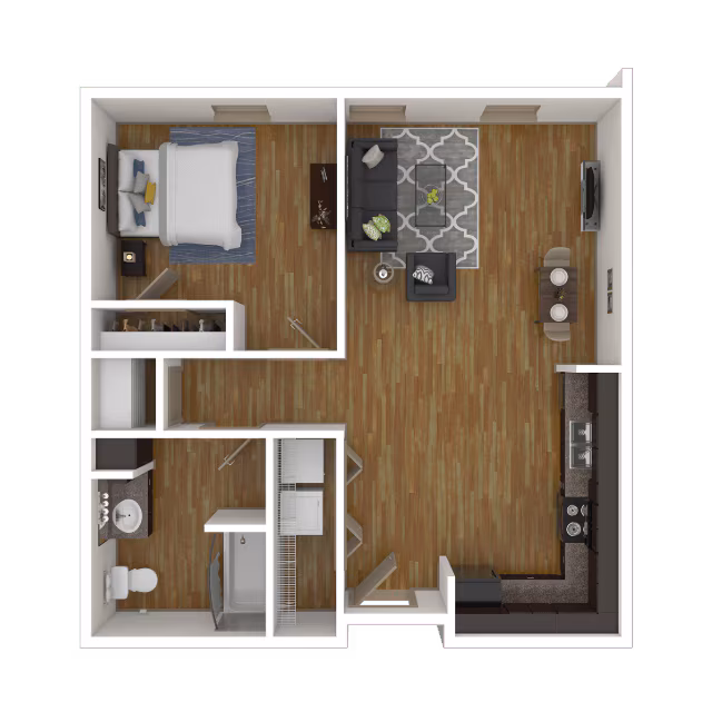 Unit 607 607 floor plan